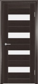 Дверь S14 ДО - 80 Тёмный Орех рифлёный (ПВХ)