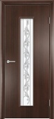 Дверь «Тифани 2» ДО - 60 Венге премиум (худ/стекло) (ламинированная)