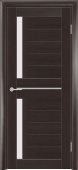 Дверь S4 ДО - 90 Тёмный Орех рифлёный (ПВХ)