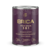 ERICA  Грунт эмаль по ржавчине Черная  1,8 кг 1/6шт