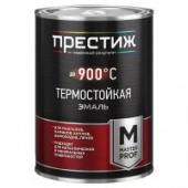 ПРЕСТИЖ Эмаль кремнийорганическая t до 700ºС (Черная) 0,4 кг 1/28 шт