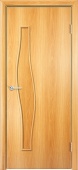 Дверь «Волна» ДГ - 60 Миланский орех (ламинированная)