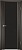 Дверь Веста 3 ДО - 80 Венге (триплекс-черный лакобель)