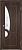 Дверь Марсель ПВХ ДОФ - 80 Дуб Шоколадный (ст. светлое)